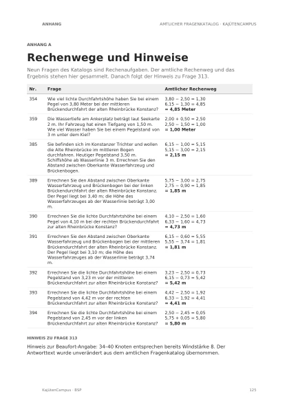 Beispielseite: Rechenwege im Anhang